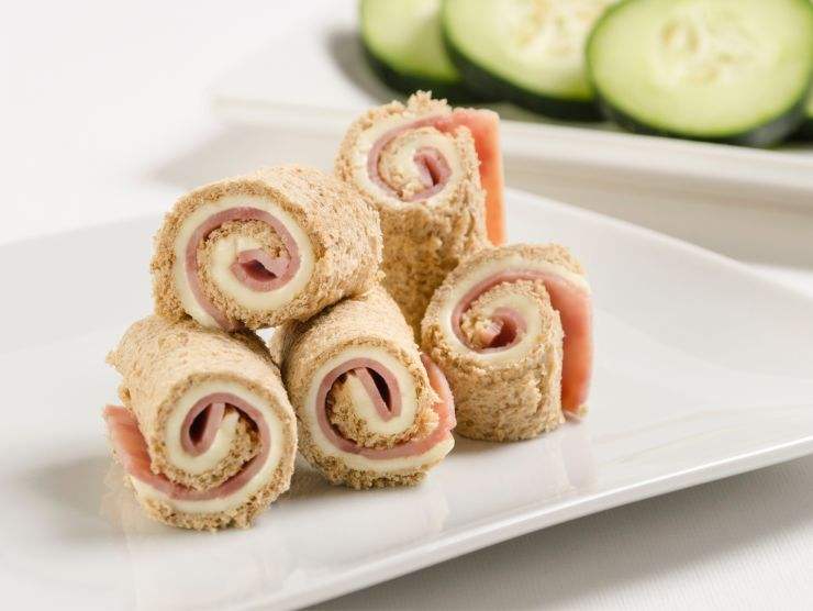 girelle di tramezzini farcite