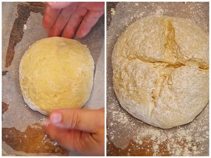 collage pane senza lievito